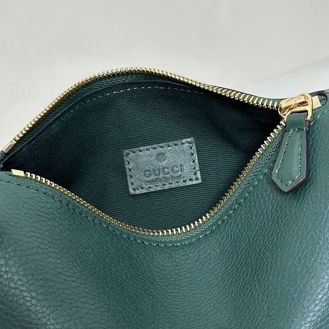 GG original calfskin half horsebit mini bag 860784 green
