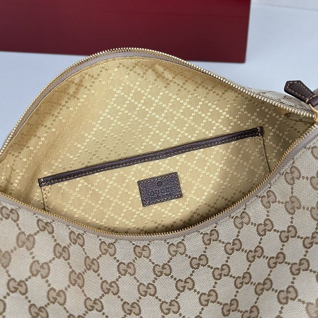 GG original canvas half horsebit large bag 862530 brown