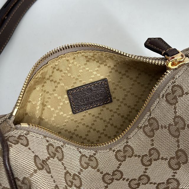 GG original canvas half horsebit mini bag 860784 brown