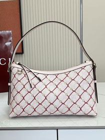 GG original fabric emblem medium shoulder bag 847449 light pink
