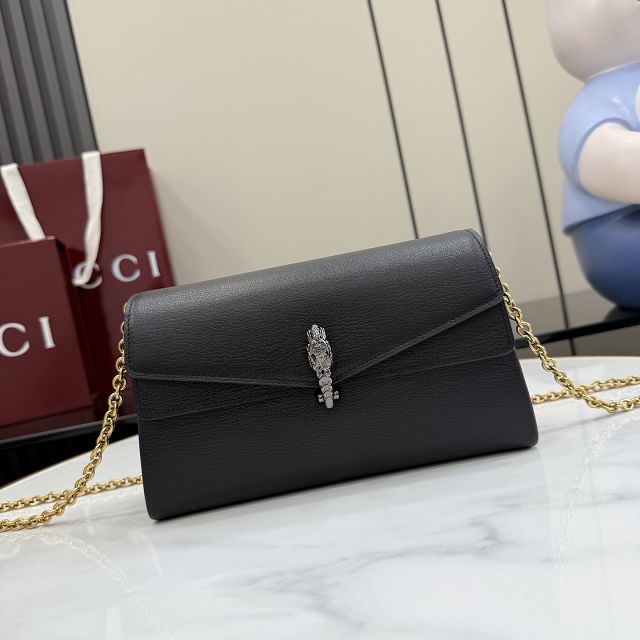 GG original calfskin dionysus small shoulder bag 876531 black