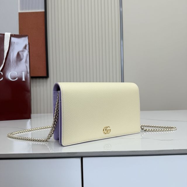 GG original calfskin marmont wallet on chain 497985 