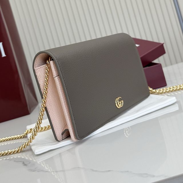 GG original calfskin marmont wallet on chain 497985 