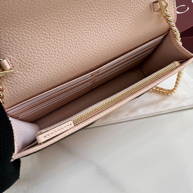 GG original calfskin marmont wallet on chain 497985 