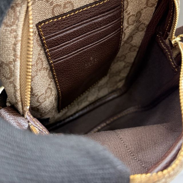 GG original canvas mini bag A002SJ sand