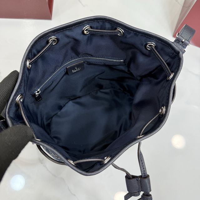 GG original denim venice small bucket bag 875237 blue