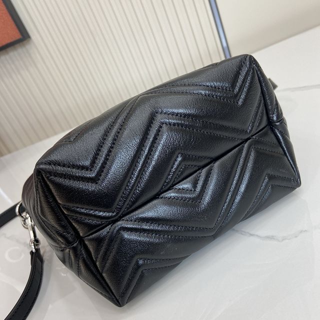 GG original calfskin marmont small tote bag 855391 black