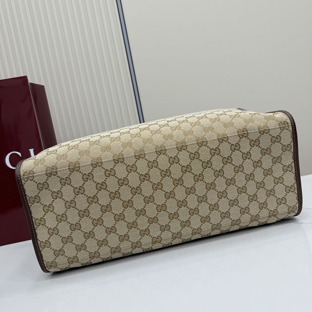 GG original canvas londra large tote bag 875056 sand