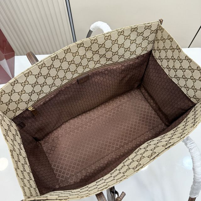GG original canvas londra large tote bag 875056 sand