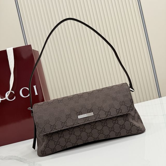 GG original canvas madison medium shoulder bag 874744 dark brown