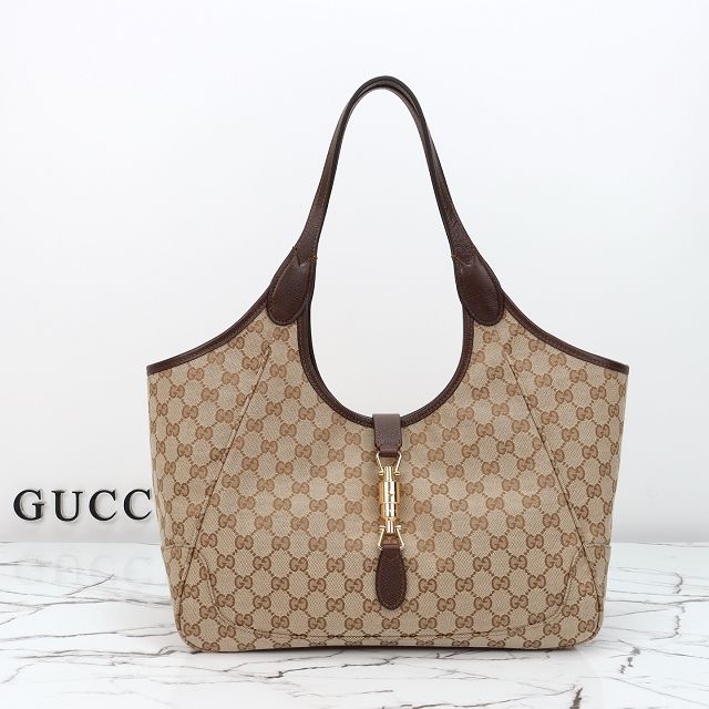 GG original canvas mercato medium tote bag 866645 sand