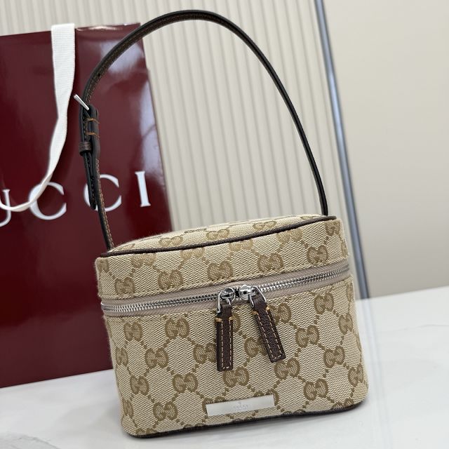 GG original canvas mini vanity case A00231 sand