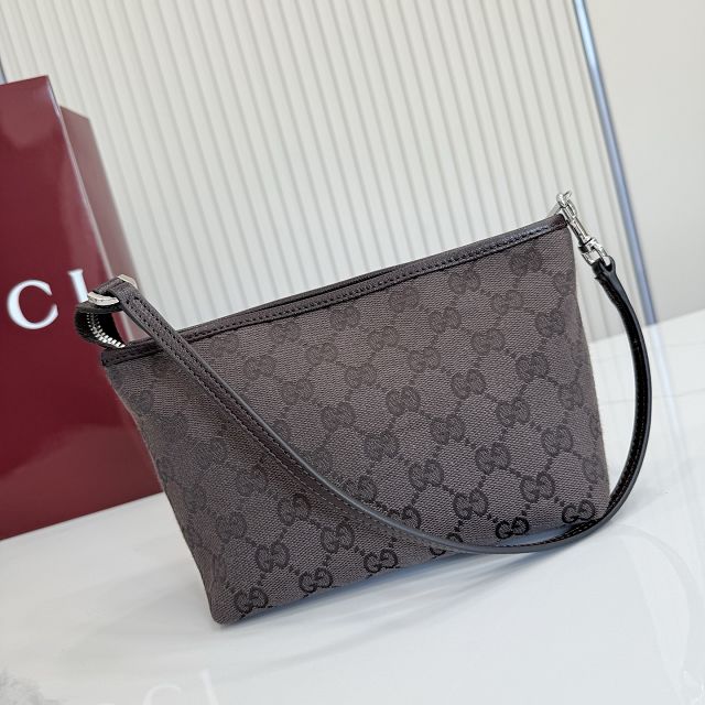 GG original canvas small pouch A0014P dark brown