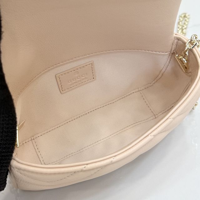 GG original lambskin marmont mini shoulder bag 841290 light pink