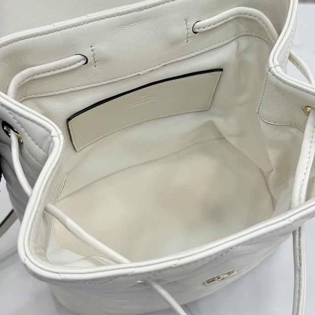 GG original lambskin marmont small backpack 855921 white