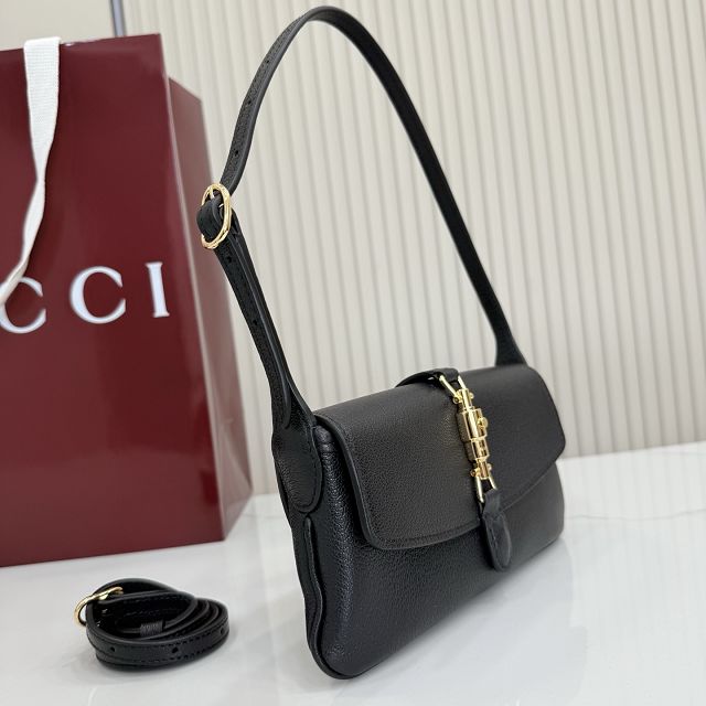 GG original calfskin jackie small shoulder bag 867156 black