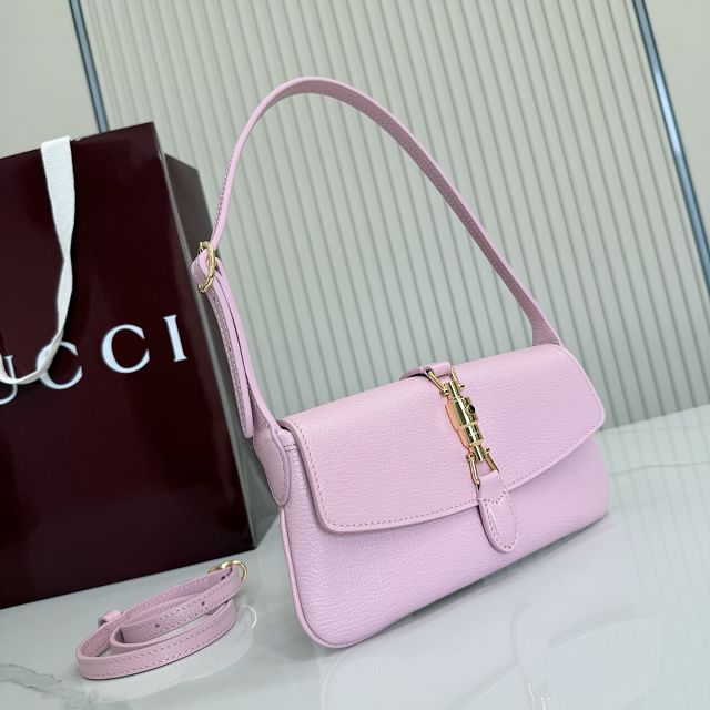 GG original calfskin jackie small shoulder bag 867156 pink