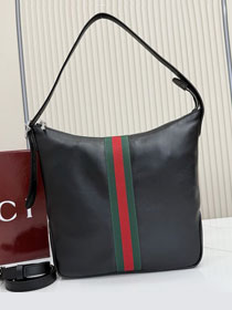 GG original calfskin lunetta medium crossbody bag 875117 black