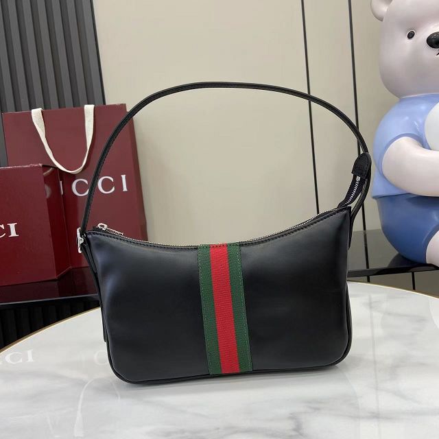 GG original calfskin lunetta small crossbody bag 863406 black