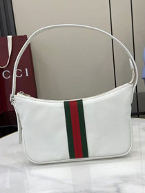 GG original calfskin lunetta small crossbody bag 863406 white