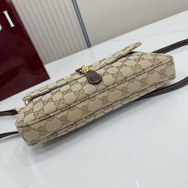 GG original canvas aperitivo medium shoulder bag 866720 sand