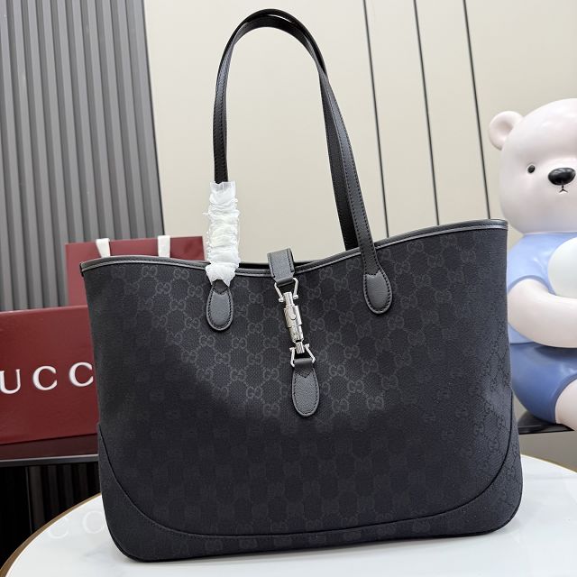 GG original canvas jackie medium tote bag 867015 black