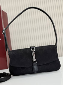 GG original canvas jackie small shoulder bag 867156 black