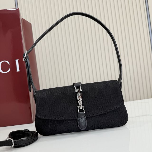 GG original canvas jackie small shoulder bag 867156 black