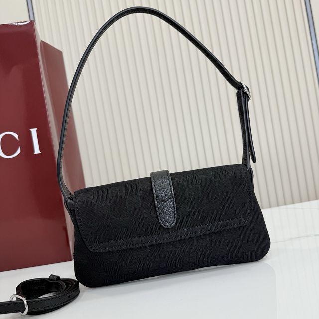 GG original canvas jackie small shoulder bag 867156 black