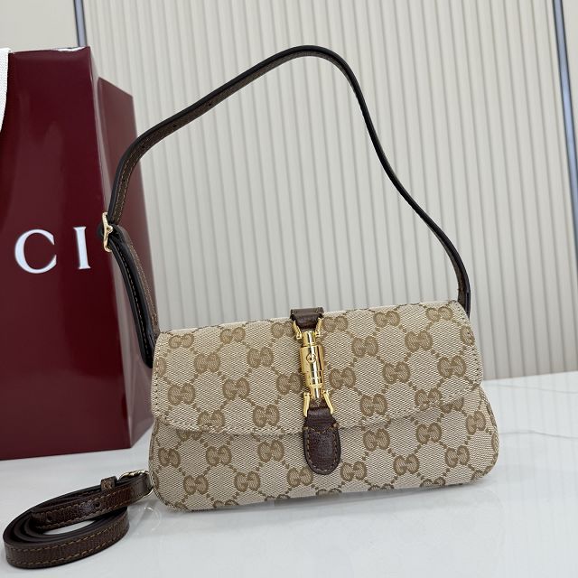 GG original canvas jackie small shoulder bag 867156 sand