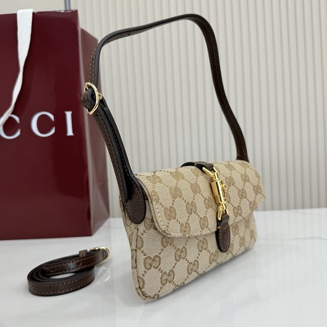 GG original canvas jackie small shoulder bag 867156 sand