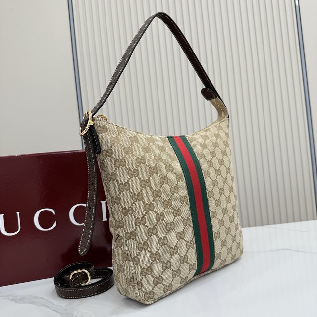 GG original canvas lunetta medium crossbody bag 875117 sand