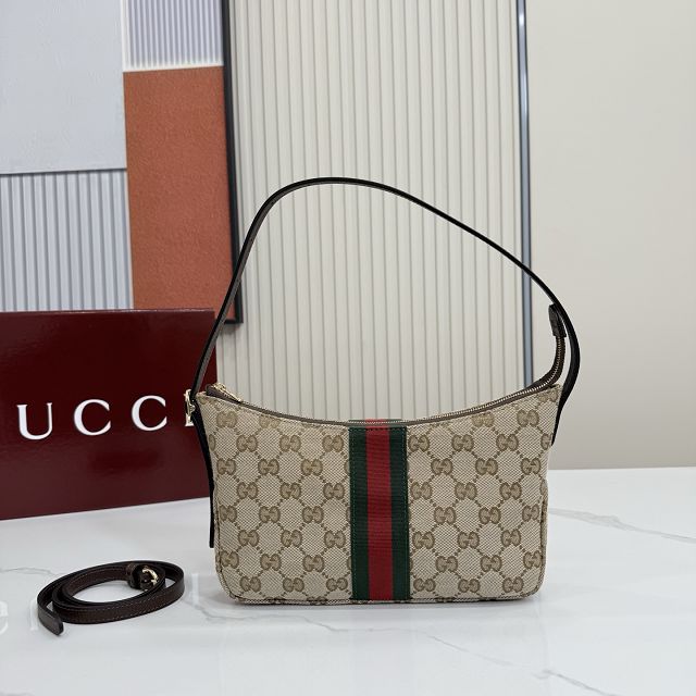 GG original canvas lunetta small crossbody bag 863406 sand 