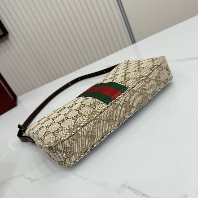 GG original canvas lunetta small crossbody bag 863406 sand 