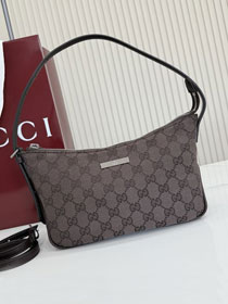 GG original canvas lunetta small shoulder bag 874743 dark brown