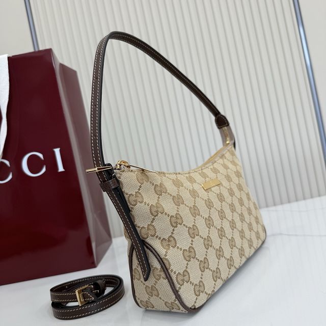 GG original canvas lunetta small shoulder bag 874743 sand