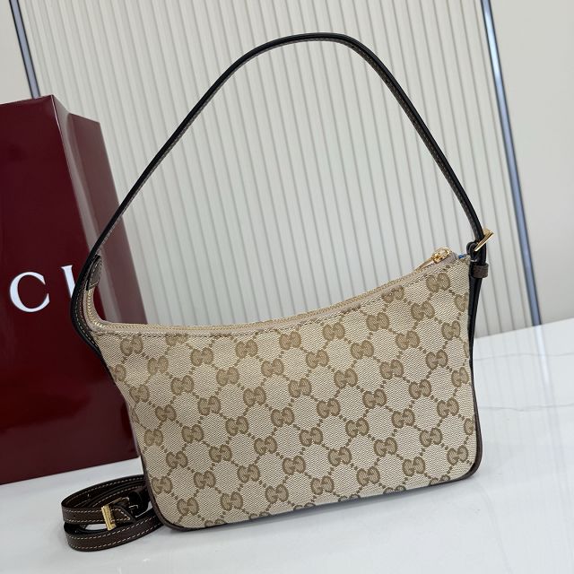 GG original canvas lunetta small shoulder bag 874743 sand