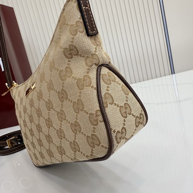 GG original canvas lunetta small shoulder bag 874743 sand