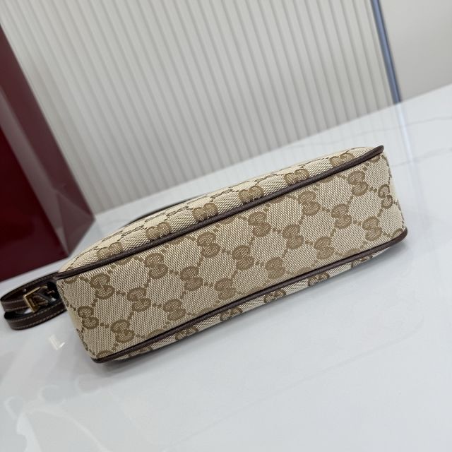 GG original canvas lunetta small shoulder bag 874743 sand