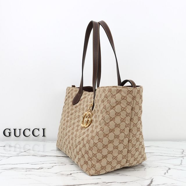 GG original canvas marmont large tote bag 855392 sand