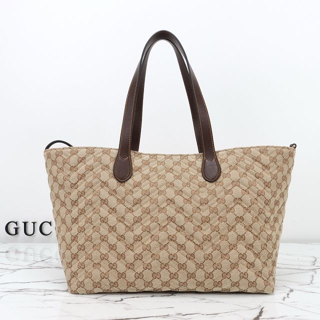 GG original canvas marmont large tote bag 855392 sand