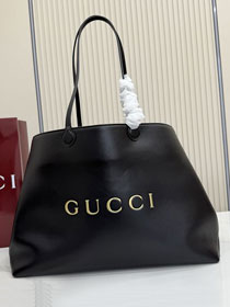 GG original calfskin NY large tote bag A00B4R black
