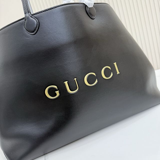 GG original calfskin NY large tote bag A00B4R black