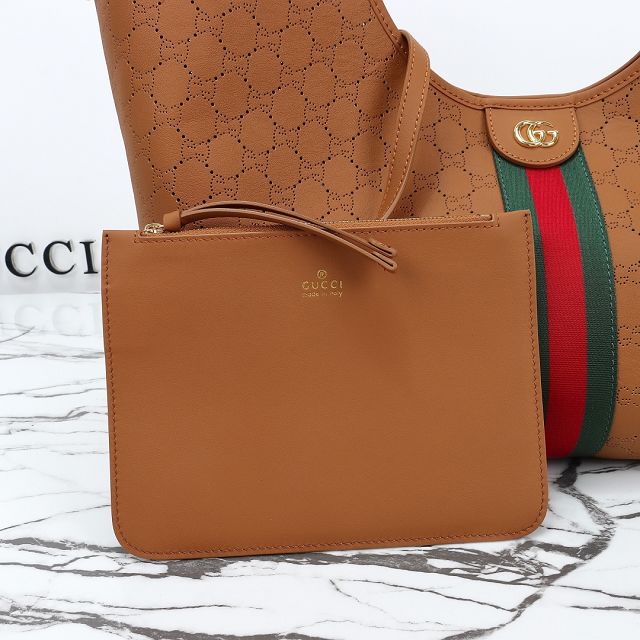 GG original calfskin giglio large tote bag 853971 brown