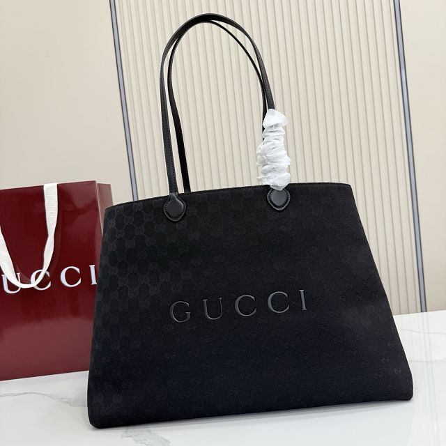 GG original canvas NY large tote bag A00B4R black