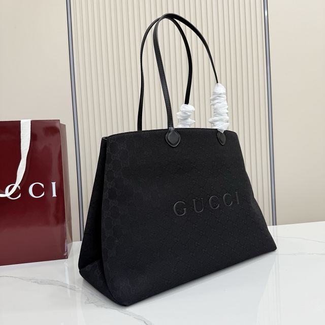 GG original canvas NY large tote bag A00B4R black