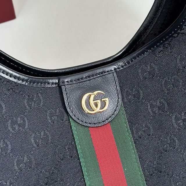 GG original canvas giglio large tote bag 853971 black