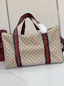 GG original canvas medium duffle bag A00BC5 sand