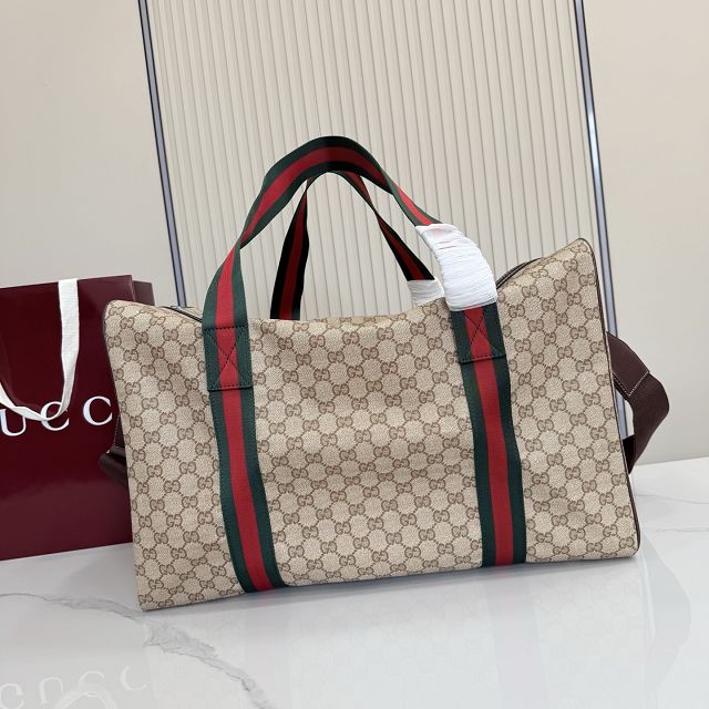 GG original canvas medium duffle bag A00BC5 sand
