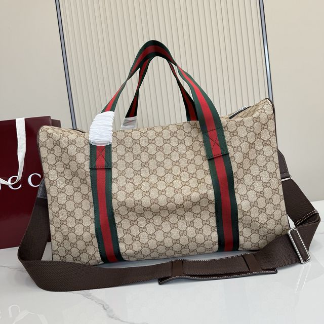 GG original canvas medium duffle bag A00BC5 sand